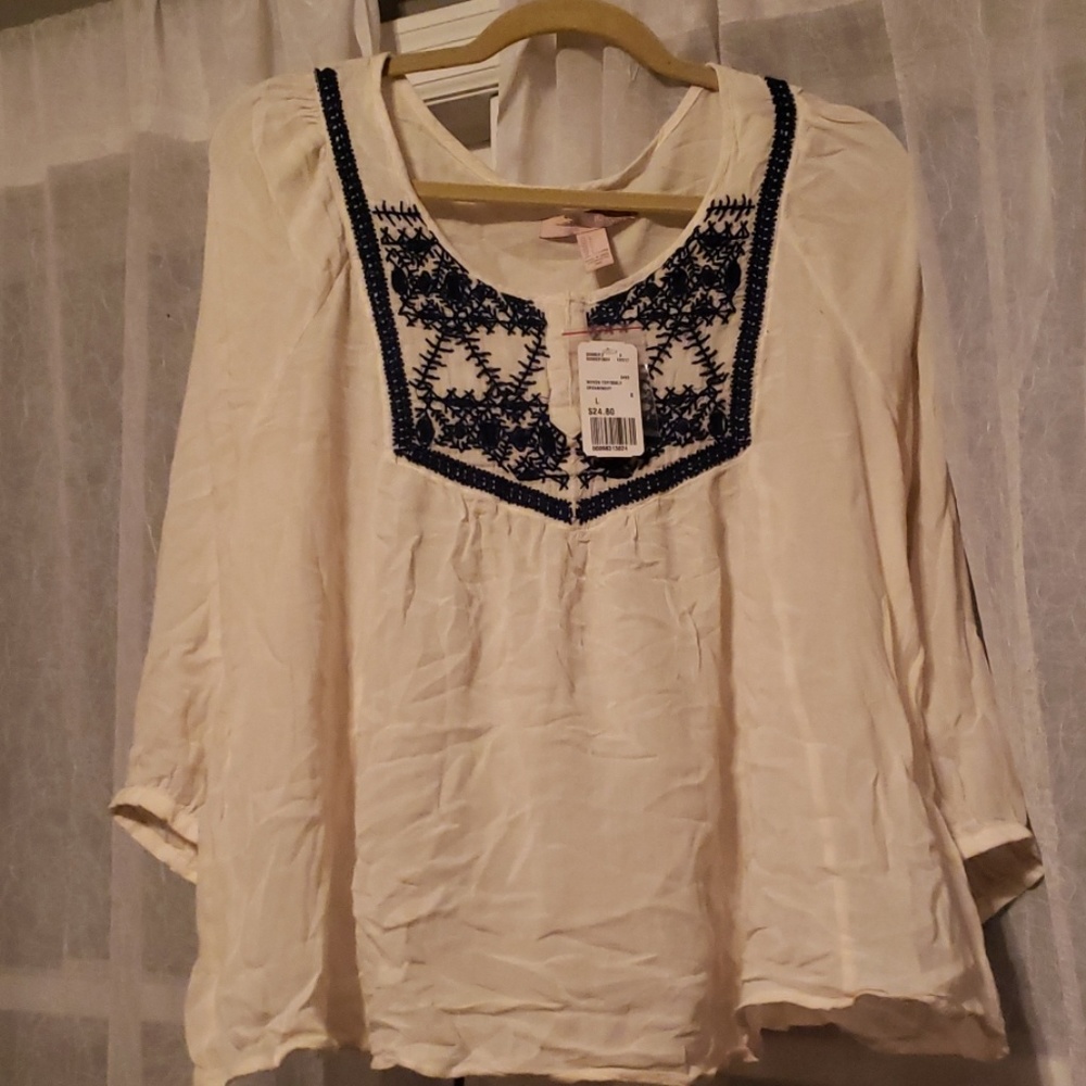 F21 peasant blouse